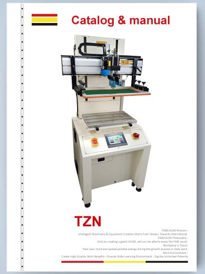 全電式網版印刷機 型錄-FA-400TZN